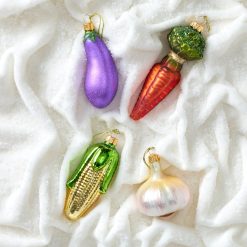 Alternative view of Lenox Heritage Lenox Heritage Retro Blown Glass Eggplant Ornament
