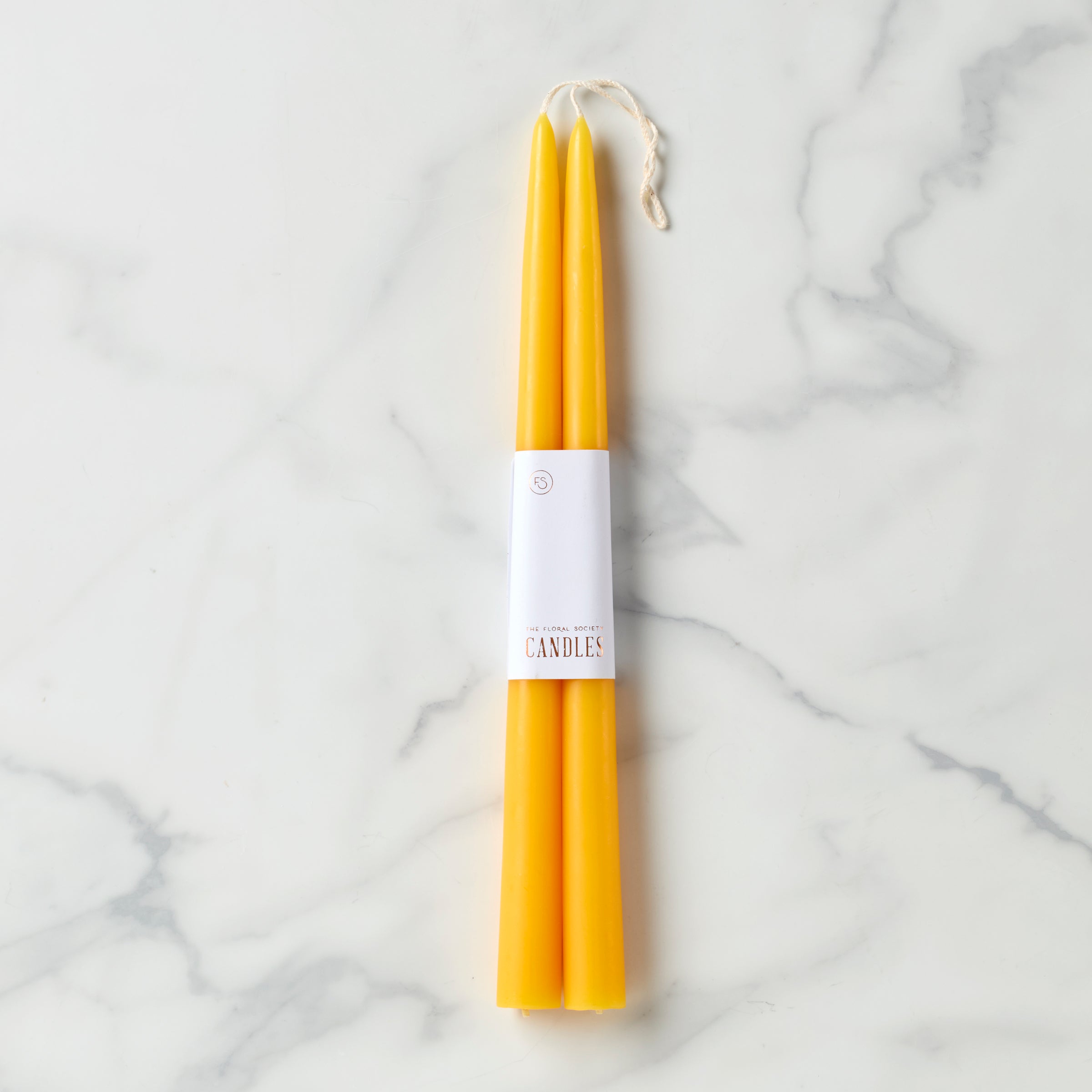 Lenox Heritage Lenox Heritage Dipped Saffron12 Taper Candle, Set of 2