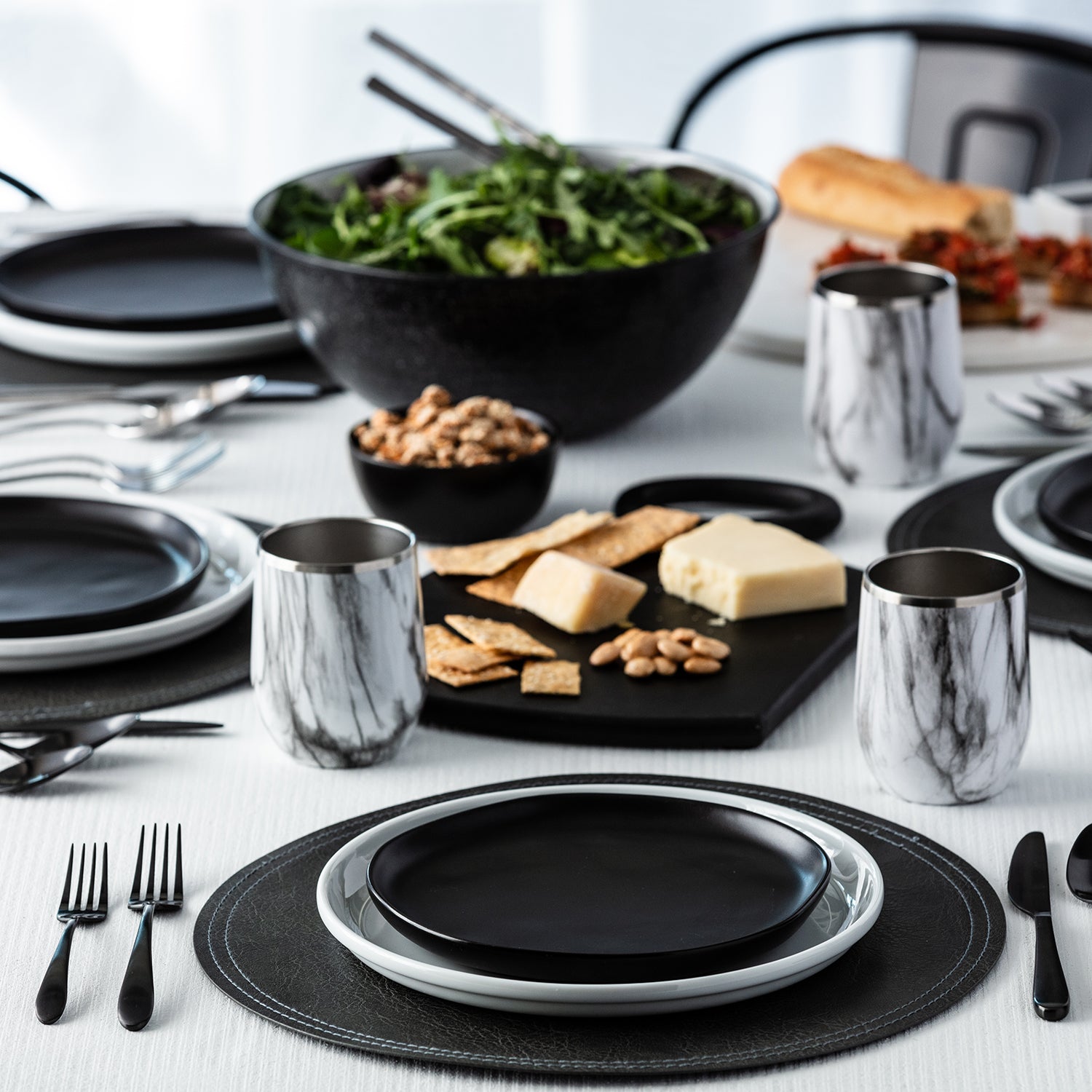 Lenox Heritage Lenox Heritage Poet Black Satin 20-Piece Flatware Set - Image 7