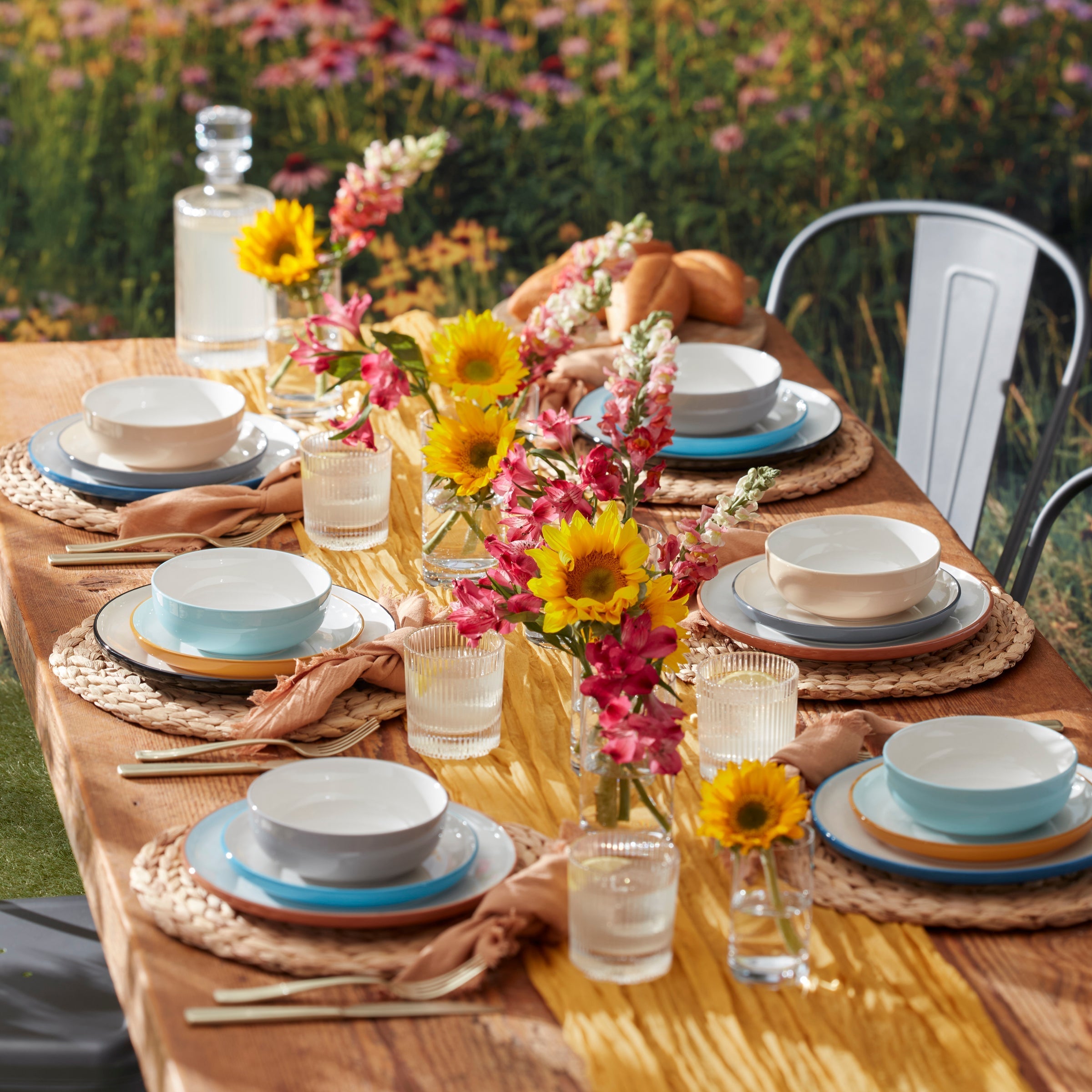 Lenox Heritage Lenox Heritage 24 Seven Colors Pumice 12-Piece Dinnerware Set - Image 6