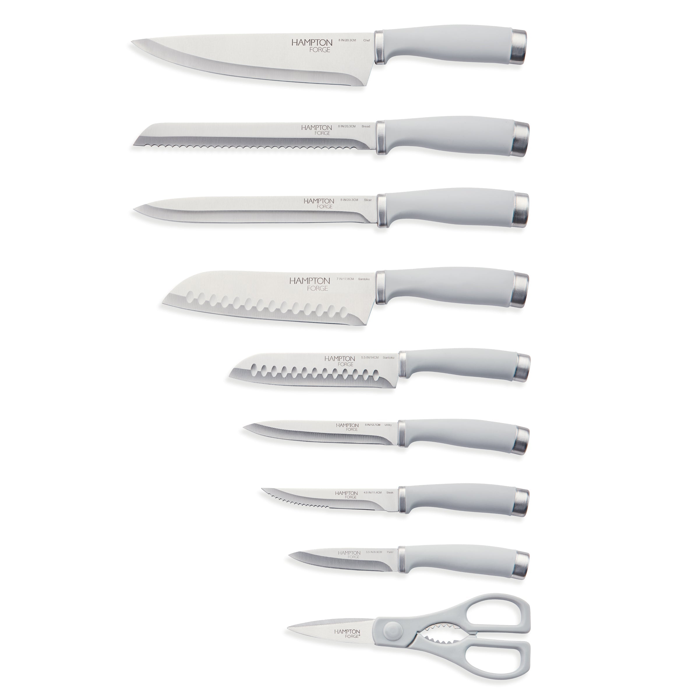 Lenox Heritage Lenox Heritage Epicure Cool Grey 15-Piece Cutlery Block Set - Image 3