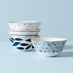 Lenox Heritage Lenox Heritage Blue Bay All-Purpose Bowls, Set of 4