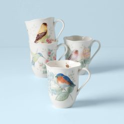 Lenox Heritage Lenox Heritage Butterfly Meadow Flutter Mugs, Set of 4