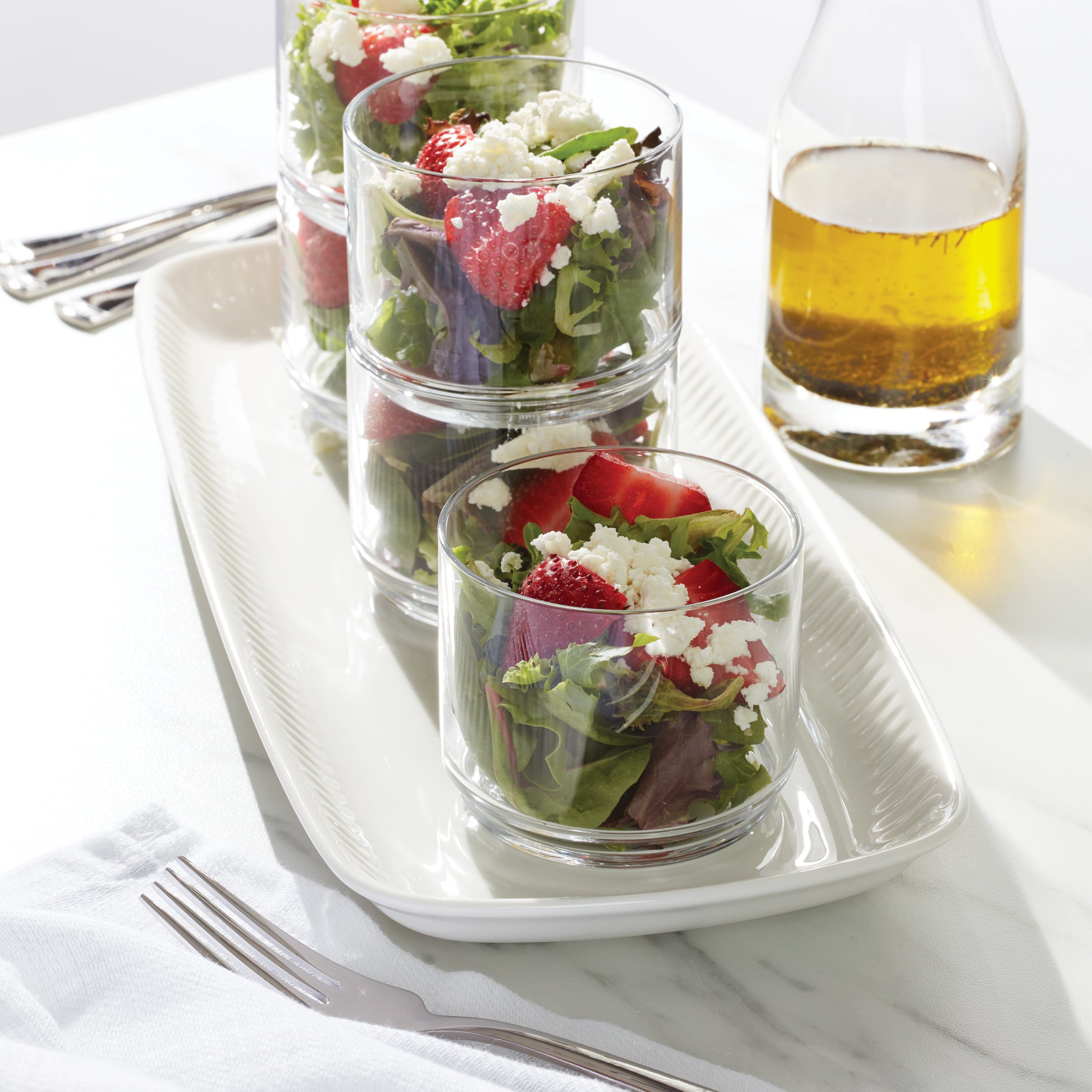 Lenox Heritage Lenox Heritage Tuscany Classics Stackable Clear Short Glasses, Set of 6 - Image 5