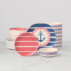 Lenox Heritage Lenox Heritage 24 Seven Melamine Aweigh We Go 24-Piece Dinnerware Set