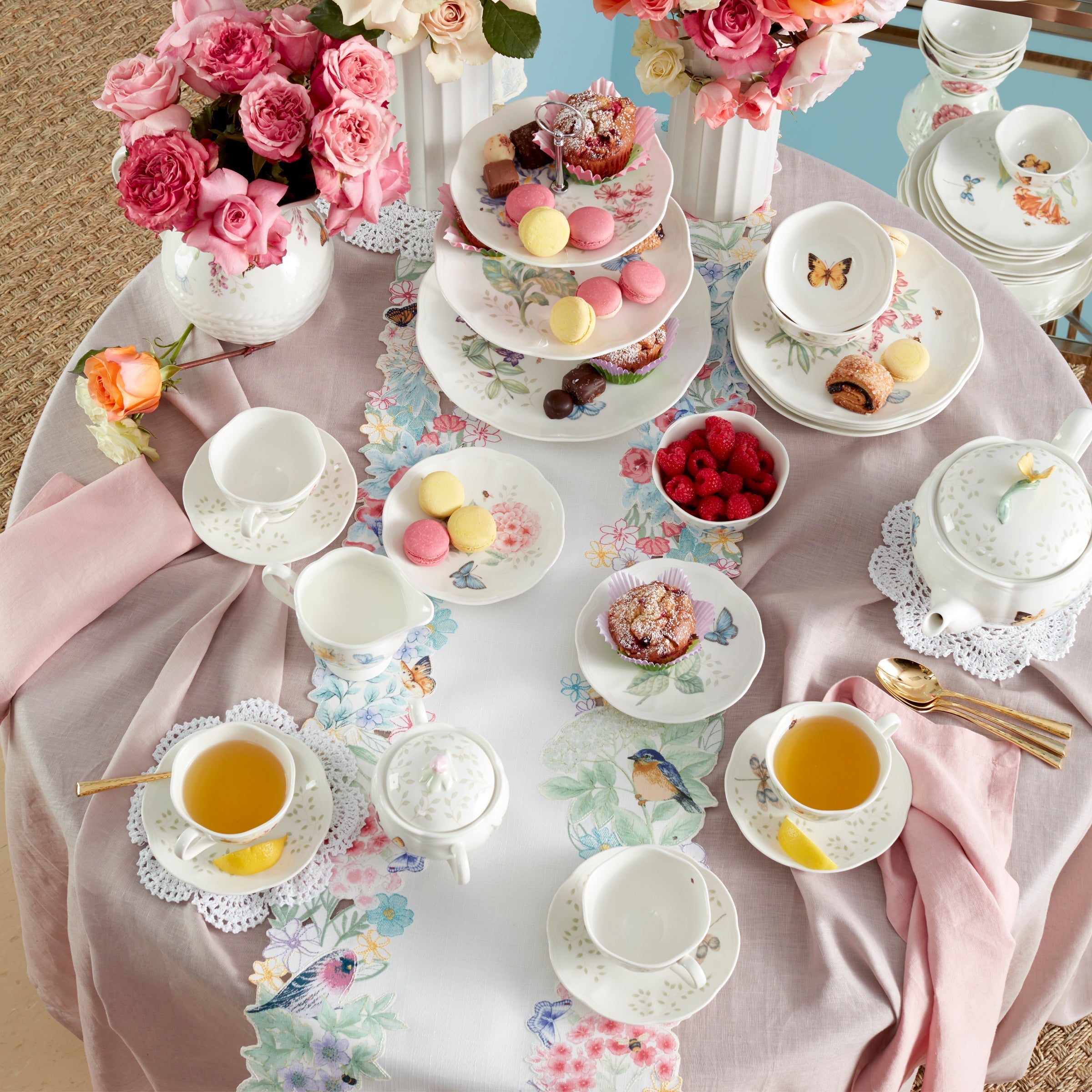 Lenox Heritage Lenox Heritage Butterfly Meadow 28-Piece Dinnerware Set - Image 17
