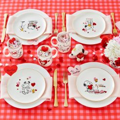 Alternative view of Lenox Heritage Lenox Heritage Snoopy Valentine's Day Accent Plates, Set of 4