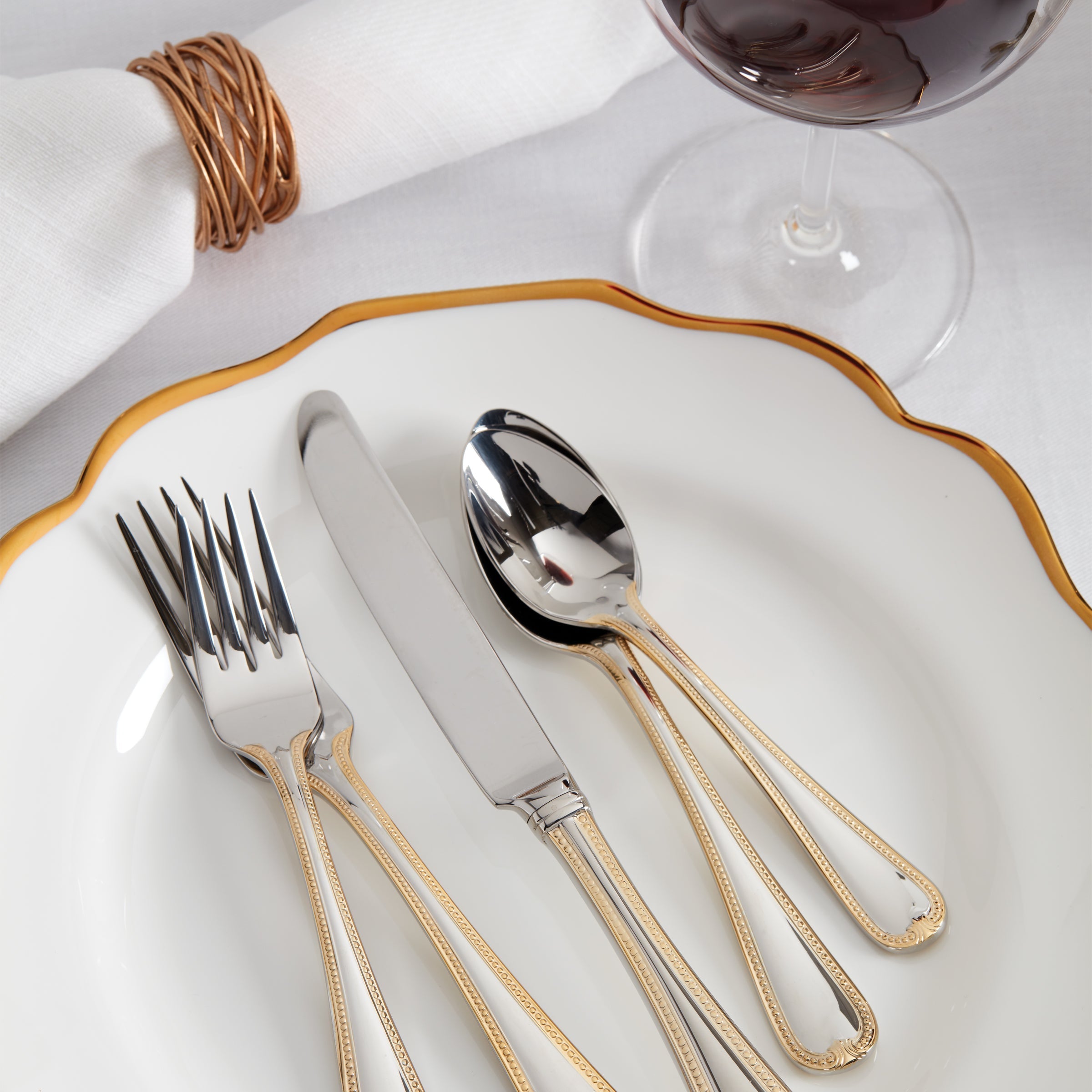 Lenox Heritage Lenox Heritage Vintage Jewel Gold 5-Piece Place Setting - Image 3