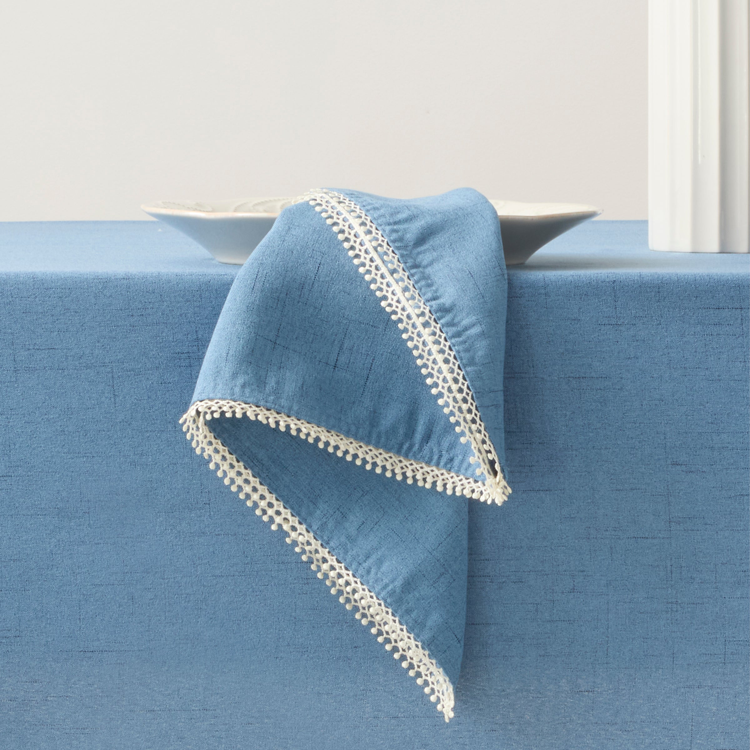 Lenox Heritage Lenox Heritage French Perle Periwinkle 19x19 Napkins, Set of 4