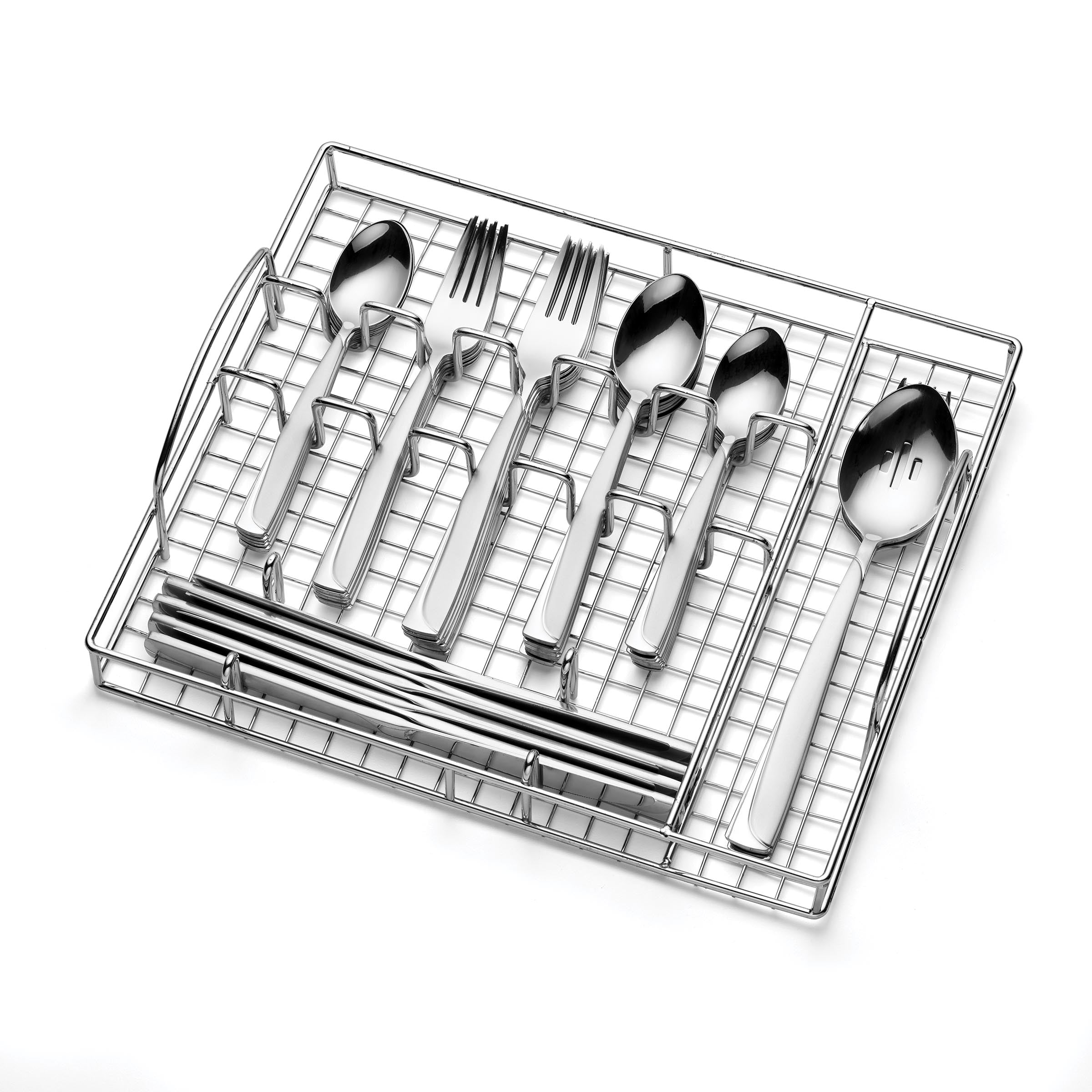 Lenox Heritage Lenox Heritage Madeline 51-Piece Flatware Set with Caddy - Image 3