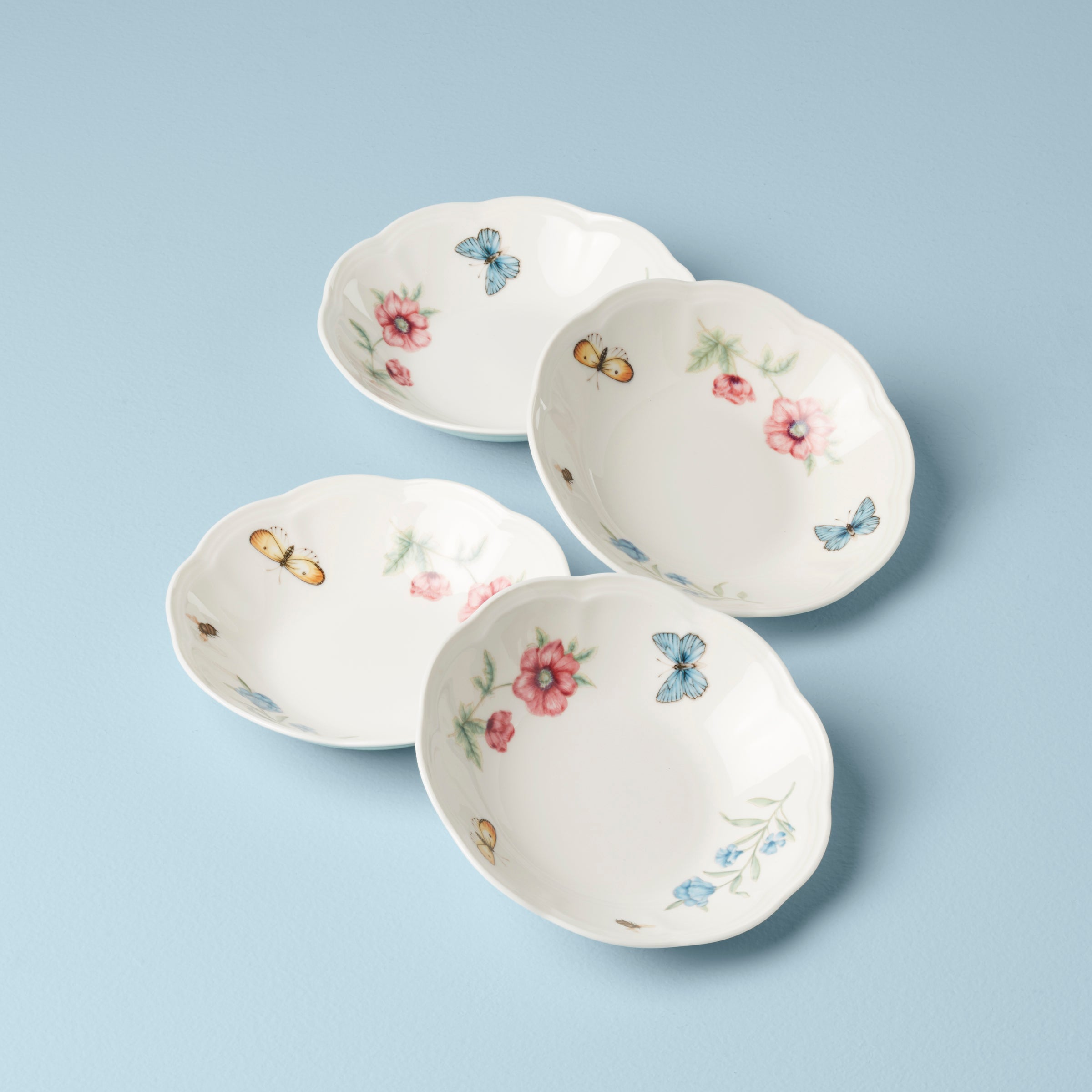 Lenox Heritage Lenox Heritage Butterfly Meadow Fruit Bowls, Set of 4