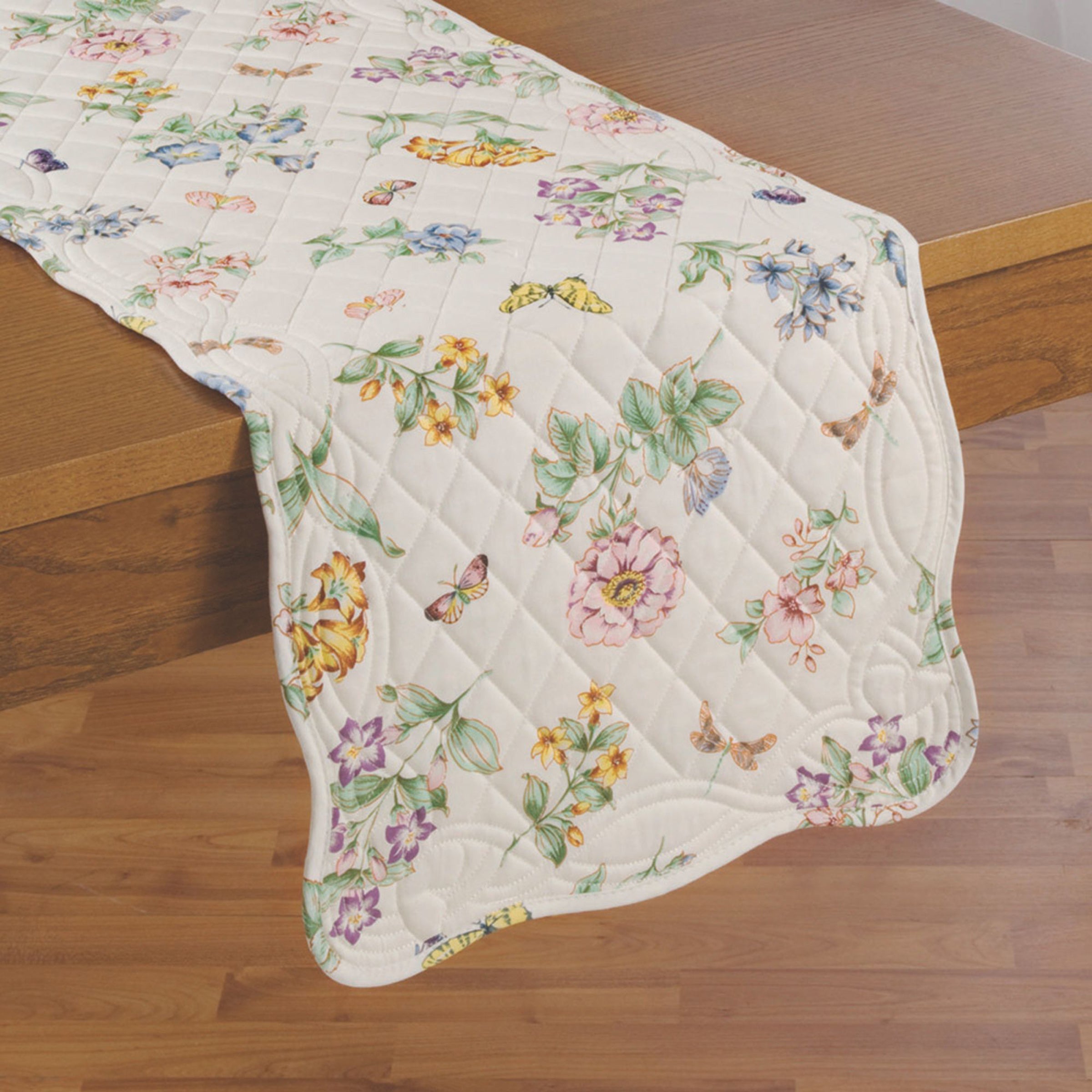Lenox Heritage Lenox Heritage Butterfly Meadow Quilted 14x70 Table Runner