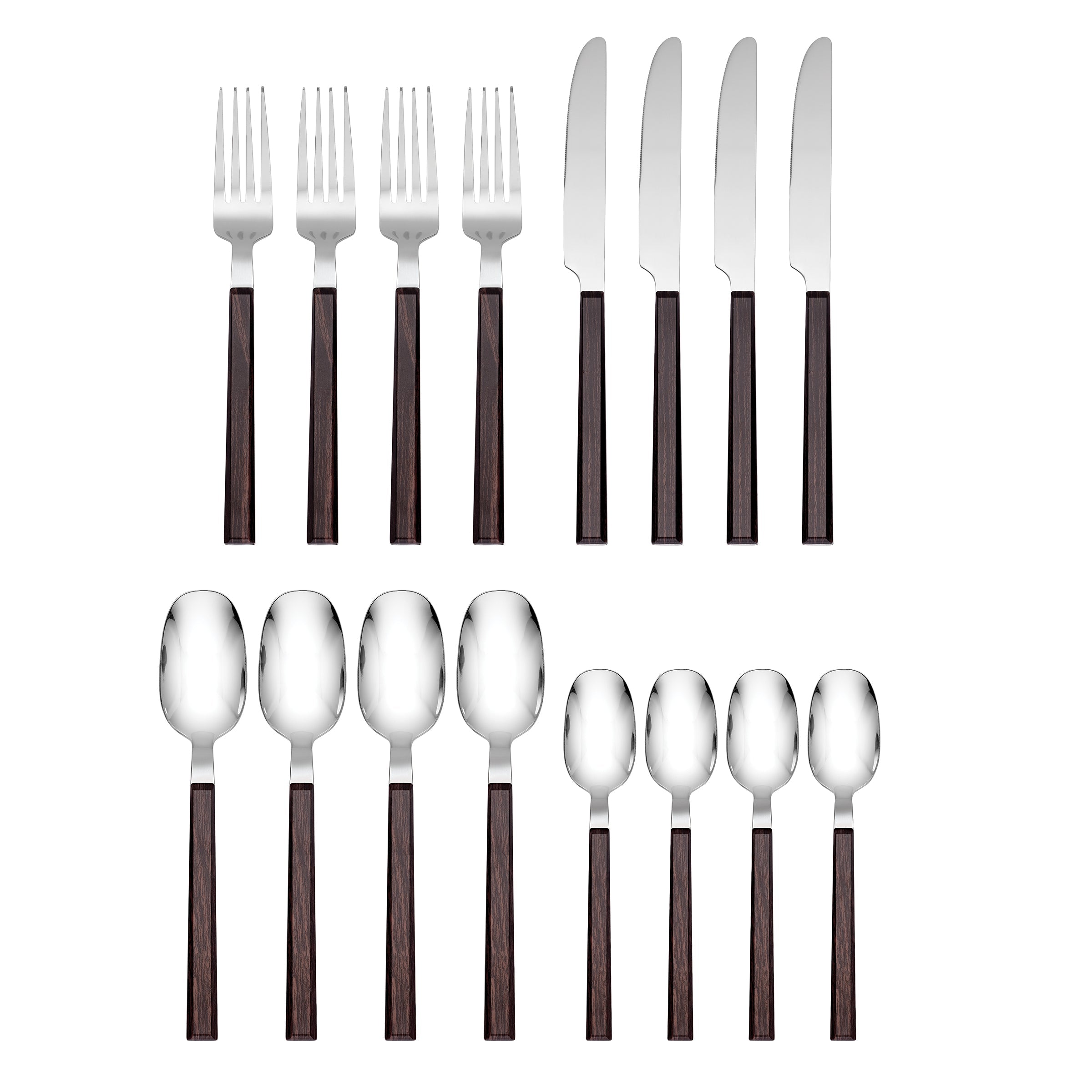 Lenox Heritage Lenox Heritage Henley Brown 16-Piece Flatware Set - Image 4