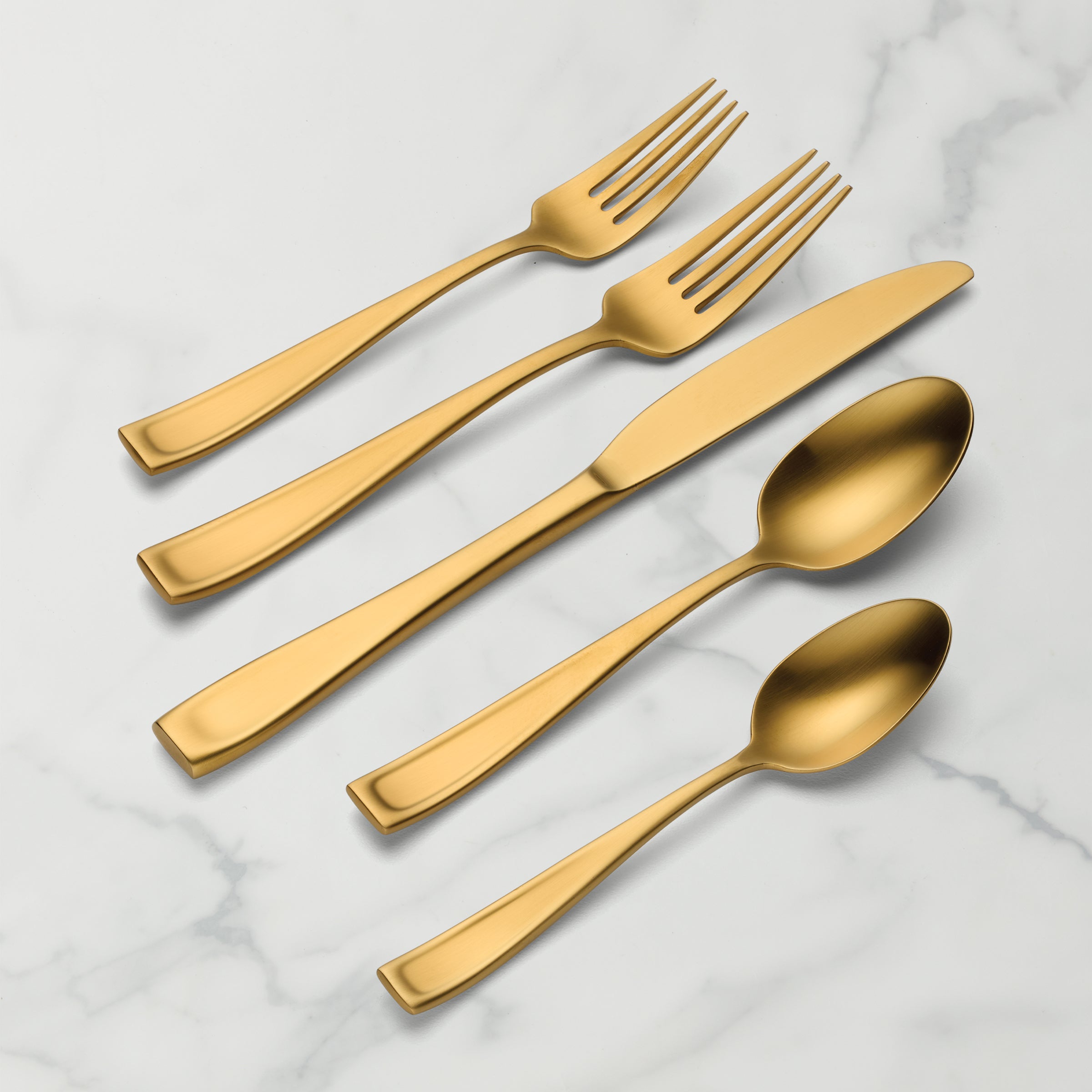 Lenox Heritage Lenox Heritage Moda Gold Satin 20-Piece Flatware Set