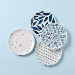 Lenox Heritage Lenox Heritage Blue Bay Melamine Assorted Accent Plates, Set of 4