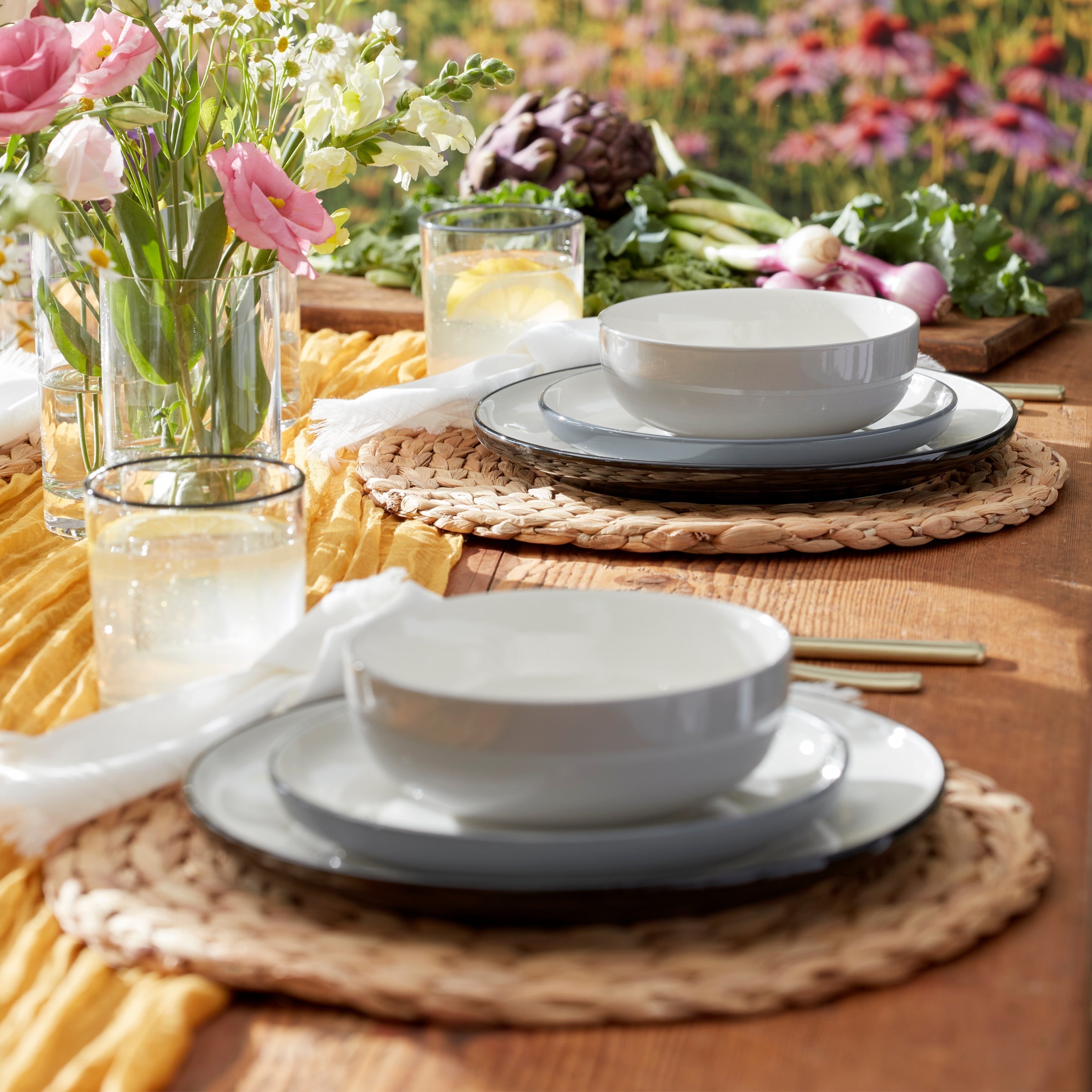 Lenox Heritage Lenox Heritage 24 Seven Colors Pumice 12-Piece Dinnerware Set - Image 3