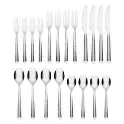 Alternative view of Lenox Heritage Lenox Heritage Elsa Hammered 20-Piece Flatware Set