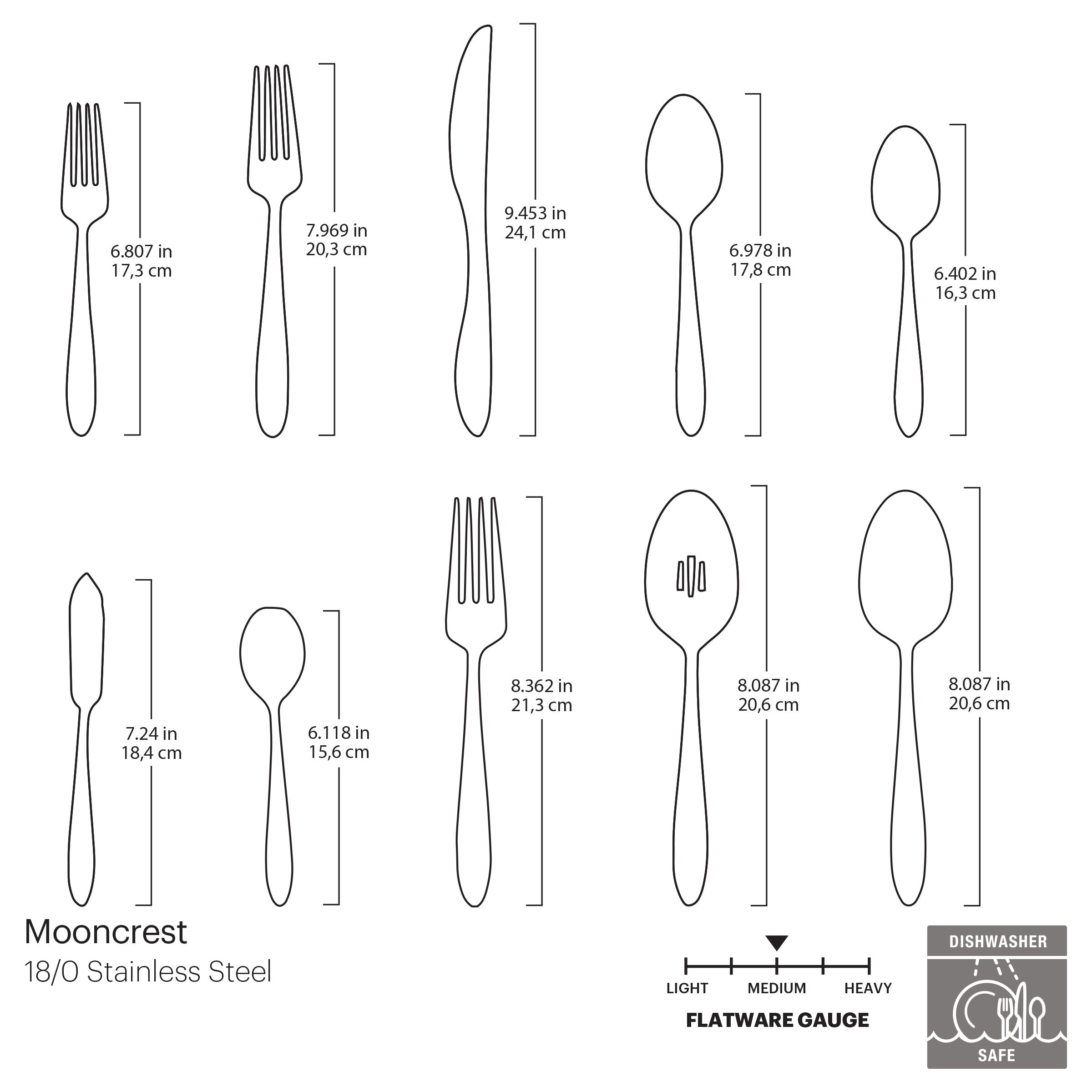 Lenox Heritage Lenox Heritage Mooncrest 65-Piece Flatware Set - Image 6
