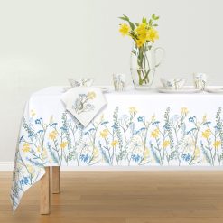Lenox Eternal Wildflowers Border 60x120 Tablecloth
