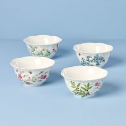 Alternative view of Lenox Heritage Lenox Heritage Butterfly Meadow Herbs Rice Bowls, Set of 4