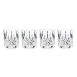 Lenox Heritage Lenox Heritage Hamilton Crystal Double Old Fashion Glasses, Set of 4