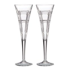 Lenox Heritage Lenox Heritage Hudson Crystal Toasting Flutes, Set of 2