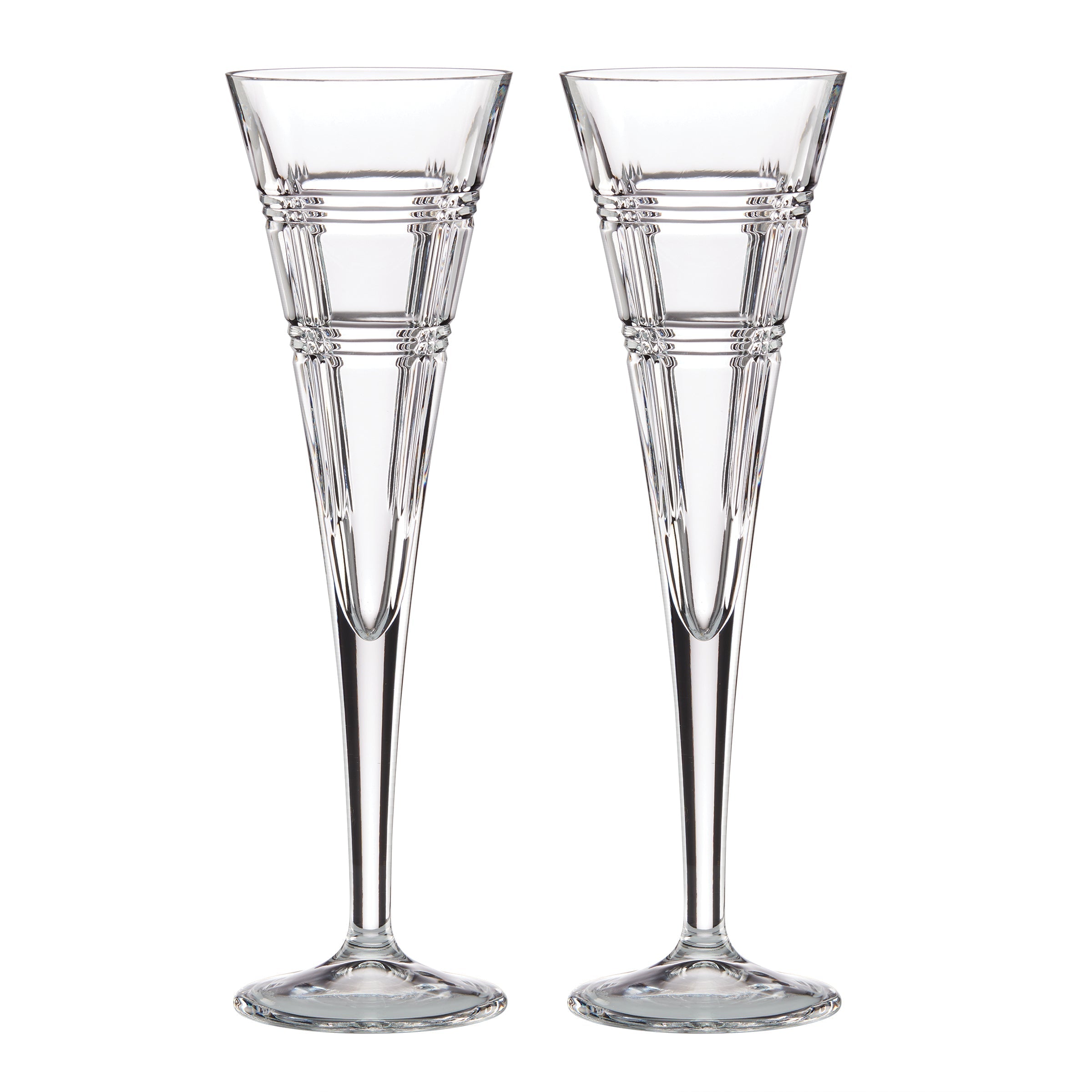 Lenox Heritage Lenox Heritage Hudson Crystal Toasting Flutes, Set of 2
