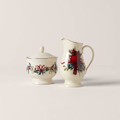 Lenox Heritage Lenox Heritage Winter Greetings Sugar & Creamer Set