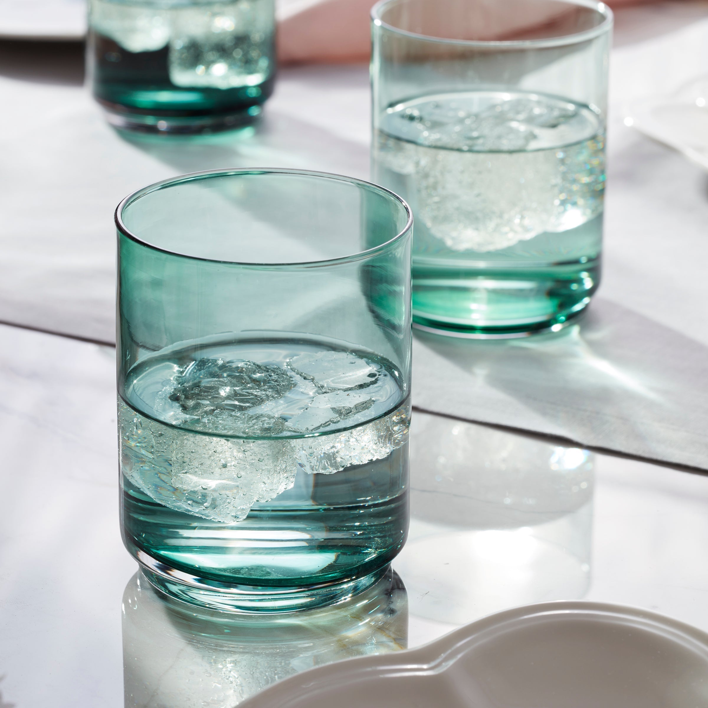 Lenox Heritage Lenox Heritage Tuscany Classics Stackable Green Tall Glasses, Set of 4 - Image 4