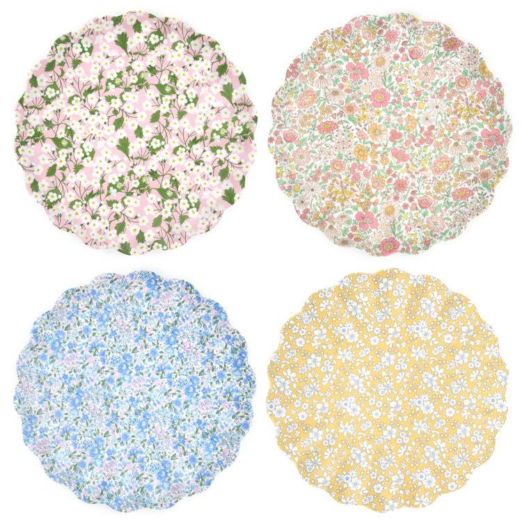 Lenox Heritage Lenox Heritage Meri Meri X Liberty Floral Melamine Large Plate, Set of 4