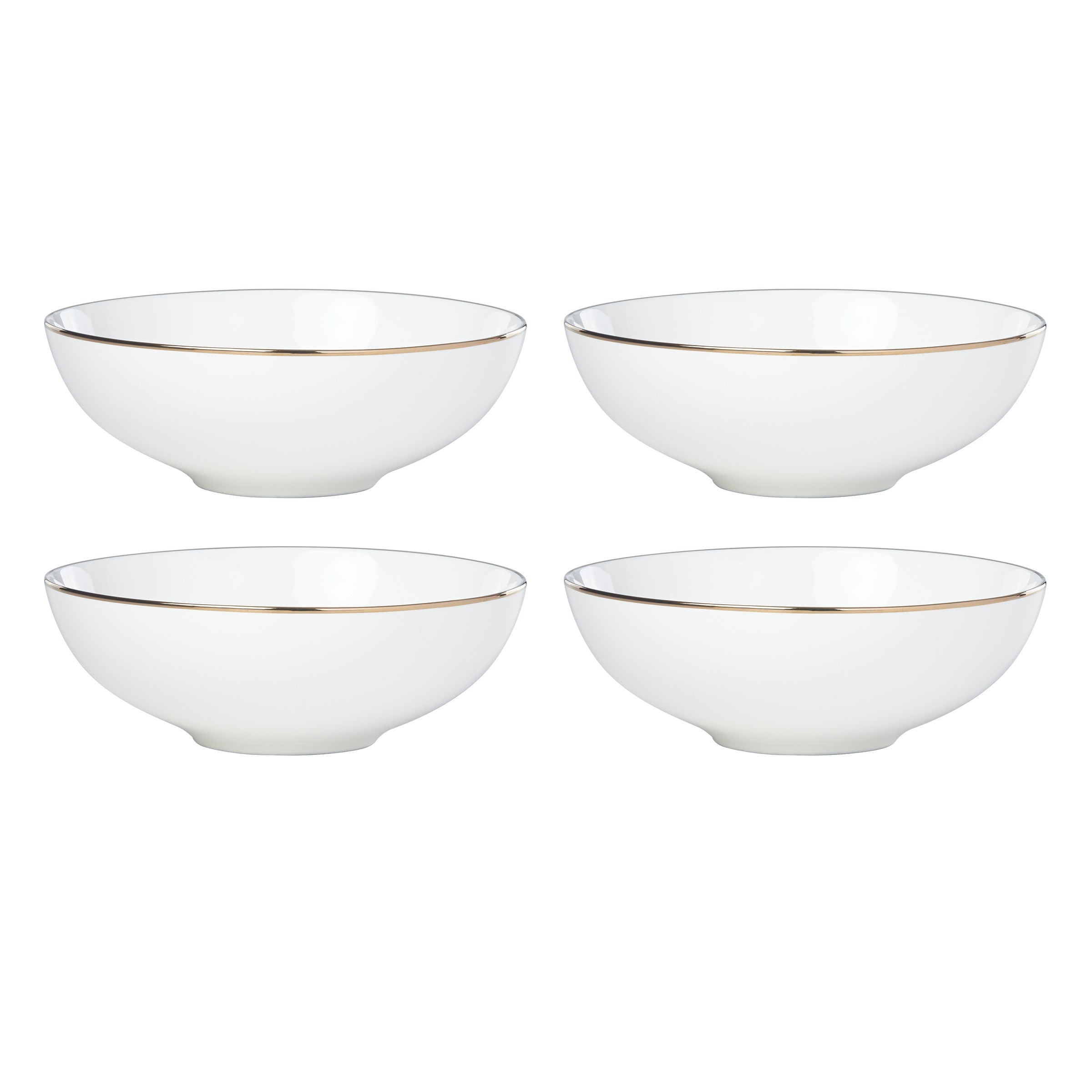 Lenox Heritage Lenox Heritage Trianna White All-Purpose Bowls, Set of 4