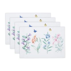 Lenox Heritage Lenox Heritage Butterfly Meadow Garden Placemats, Set of 4