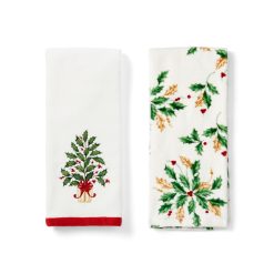 Lenox Heritage Lenox Heritage Holiday Tree Kitchen Towels, Set of 2