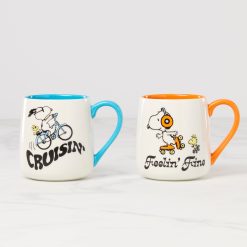 Lenox Heritage Lenox Heritage Peanuts Mugs Cruisin'-Feelin' Fine, Set of 2