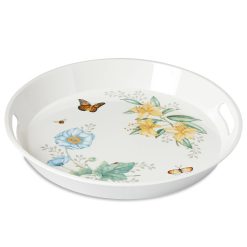 Alternative view of Lenox Heritage Lenox Heritage Butterfly Meadow Melamine Round Tray