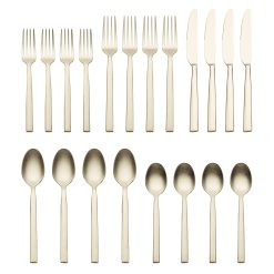 Alternative view of Lenox Heritage Lenox Heritage Aero Champagne Rumble 20-Piece Flatware Set
