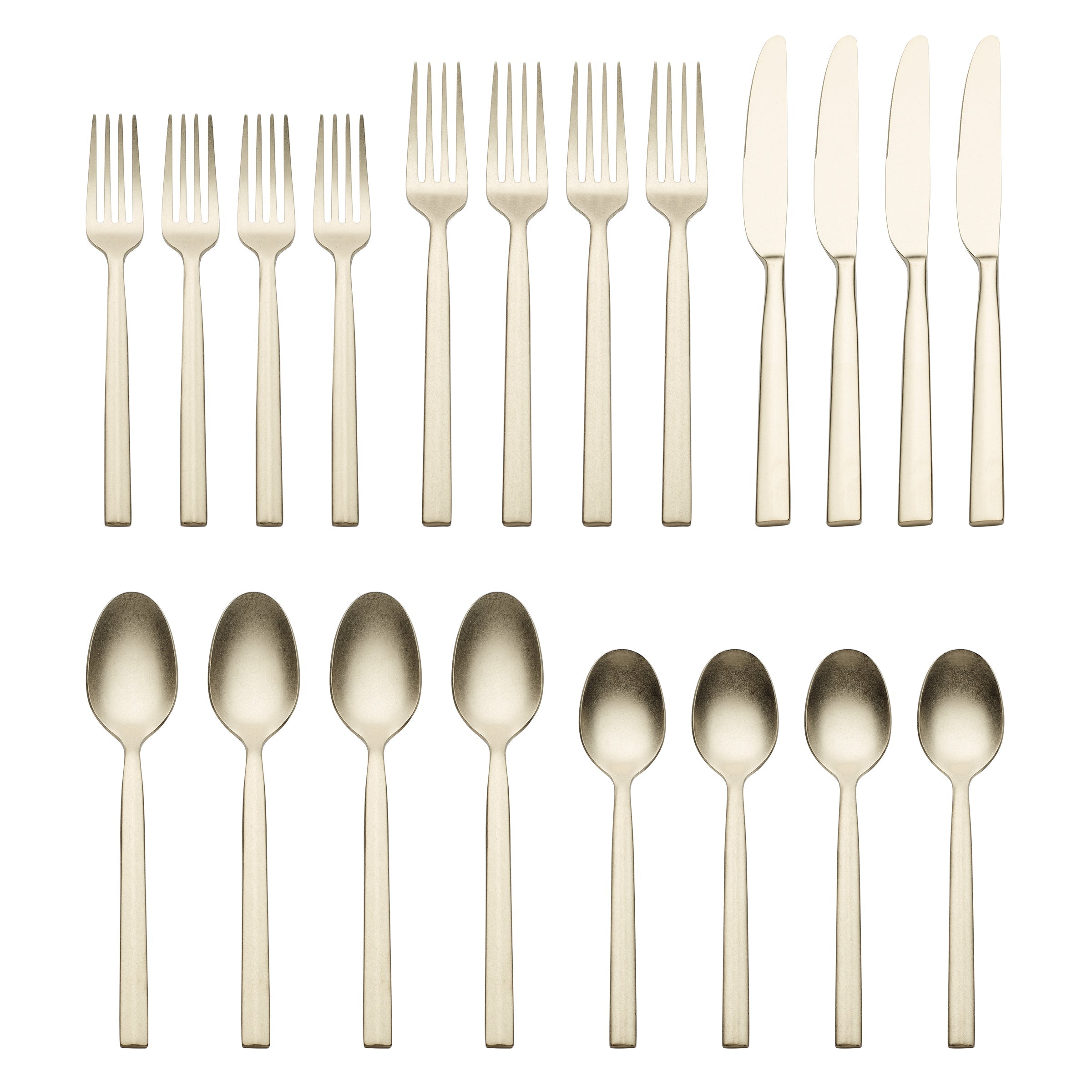 Lenox Heritage Lenox Heritage Aero Champagne Rumble 20-Piece Flatware Set - Image 2