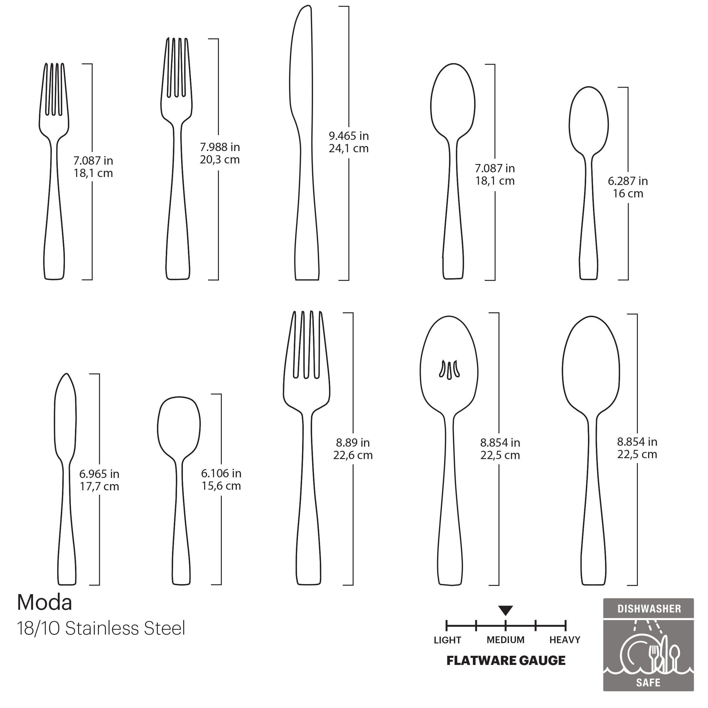 Lenox Heritage Lenox Heritage Moda 65-Piece Flatware Set - Image 5