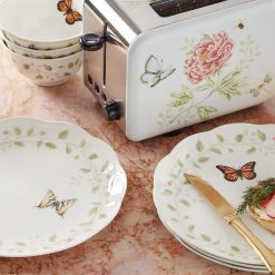 Alternative view of Lenox Heritage Lenox Heritage Butterfly Meadow Vines Rice Bowls, Set of 4