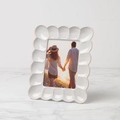 Lenox Heritage Lenox Heritage French Perle Scallop White 5x7 Photo Frame