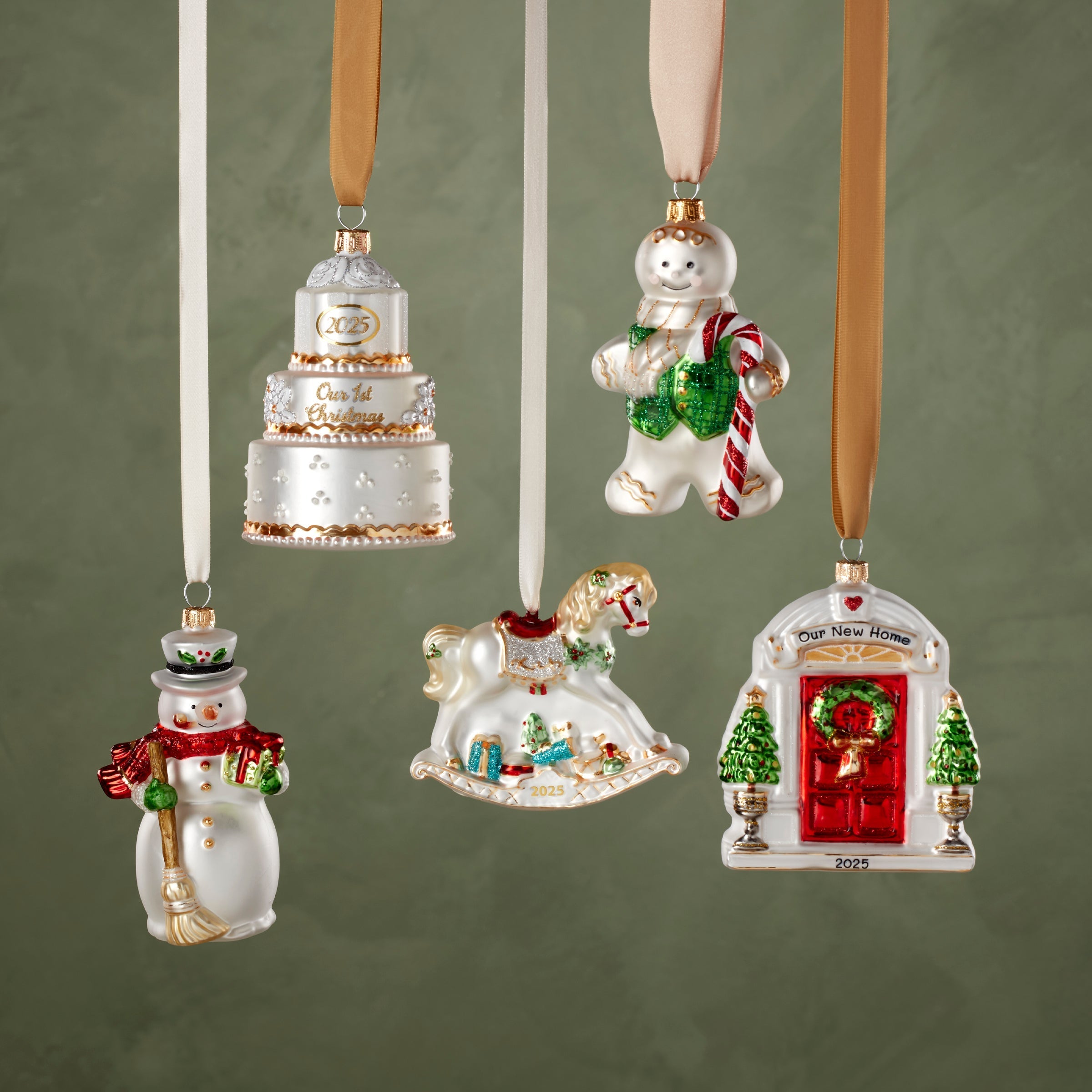 Lenox Heritage Lenox Heritage 2025 Blown Glass Baby's 1st Rocking Horse Ornament - Image 5