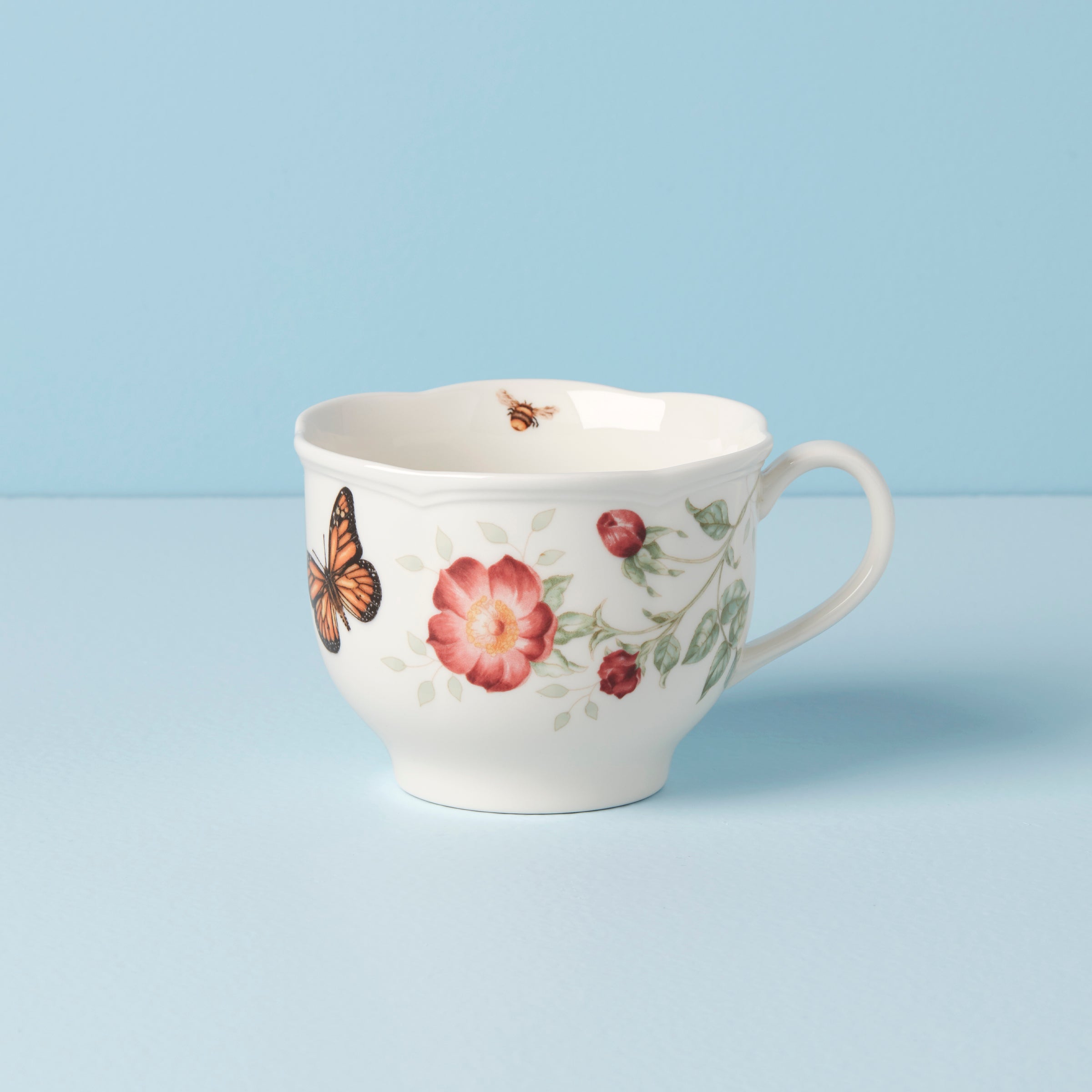 Lenox Heritage Lenox Heritage Butterfly Meadow Latte Mugs, Set of 2 - Image 2