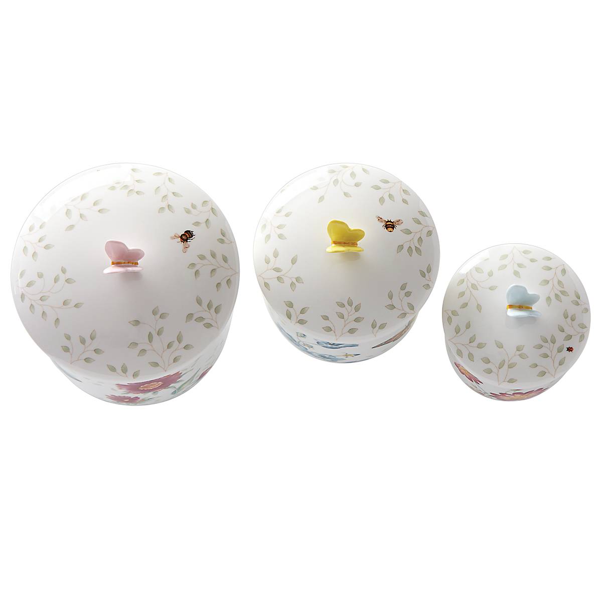 Lenox Heritage Lenox Heritage Butterfly Meadow 3-Piece Canister Set - Image 3