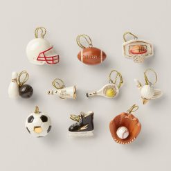 Lenox Heritage Lenox Heritage Dreaming of Sports 10-Piece Mini Ornament Set