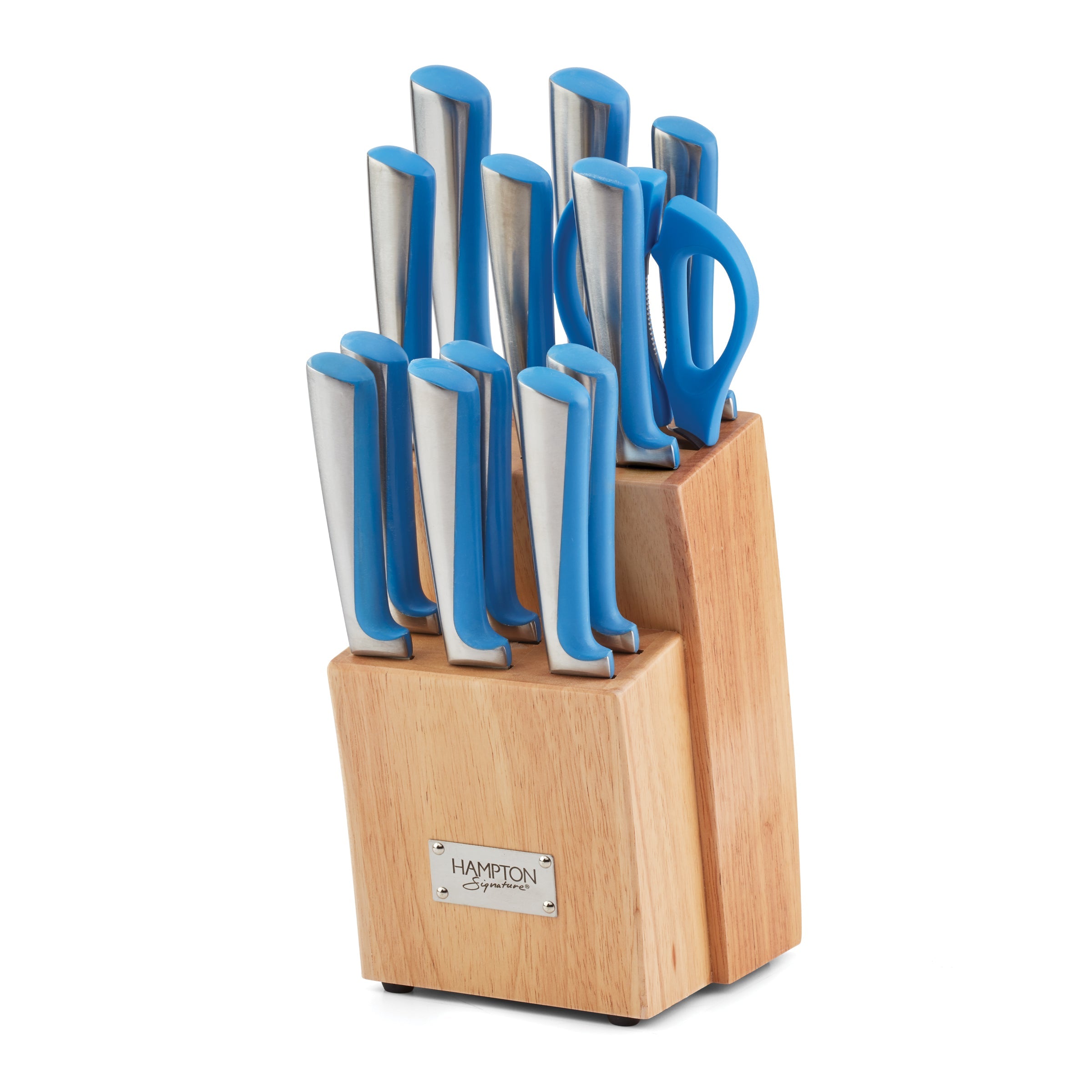 Lenox Heritage Lenox Heritage Orion Blue 14-Piece Cutlery Block Set - Image 2