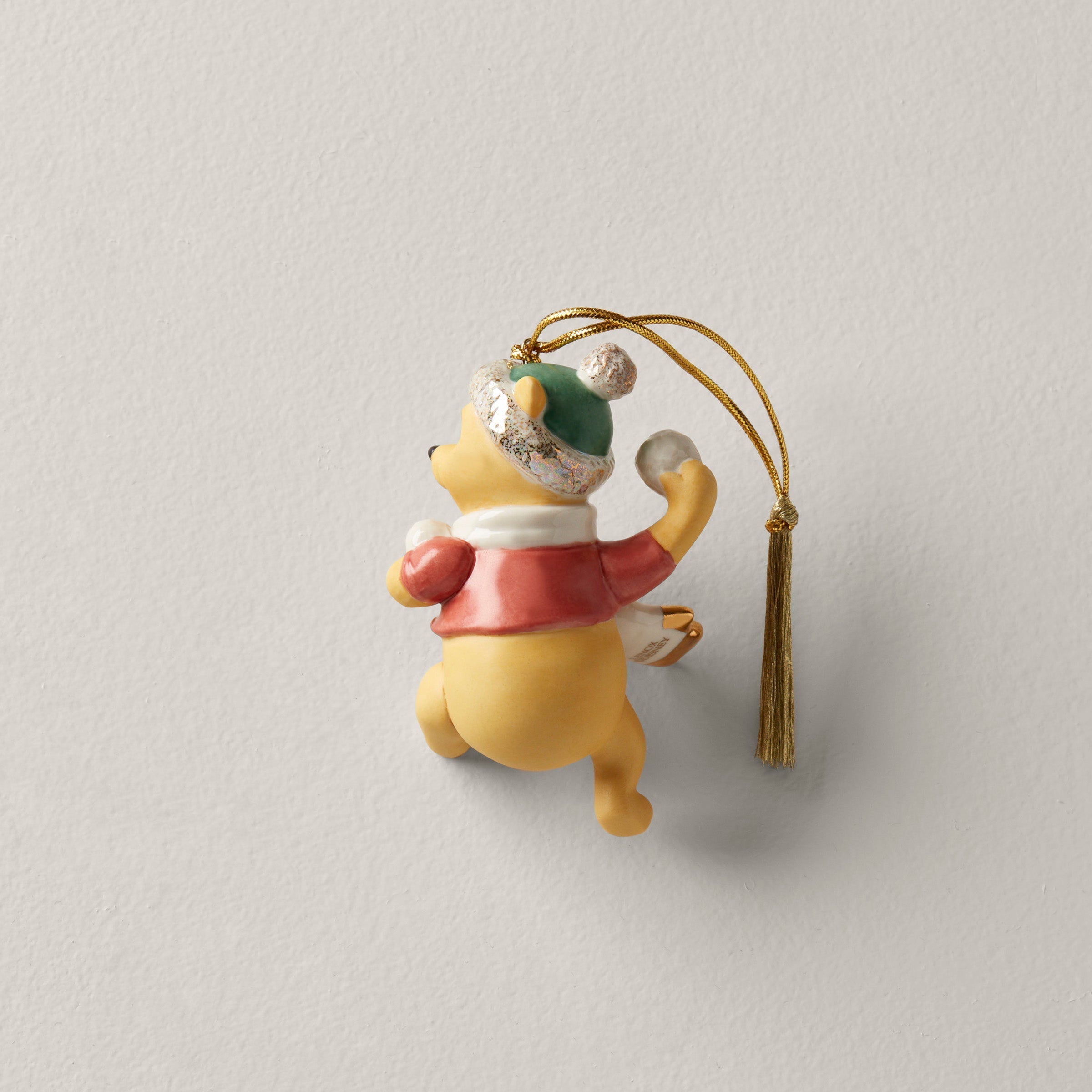 Lenox Heritage Lenox Heritage Personalized Pooh's Winter Fun Ornament - Image 2