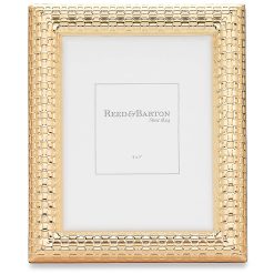 Lenox Heritage Lenox Heritage Watchband Satin Gold 5x7 Photo Frame