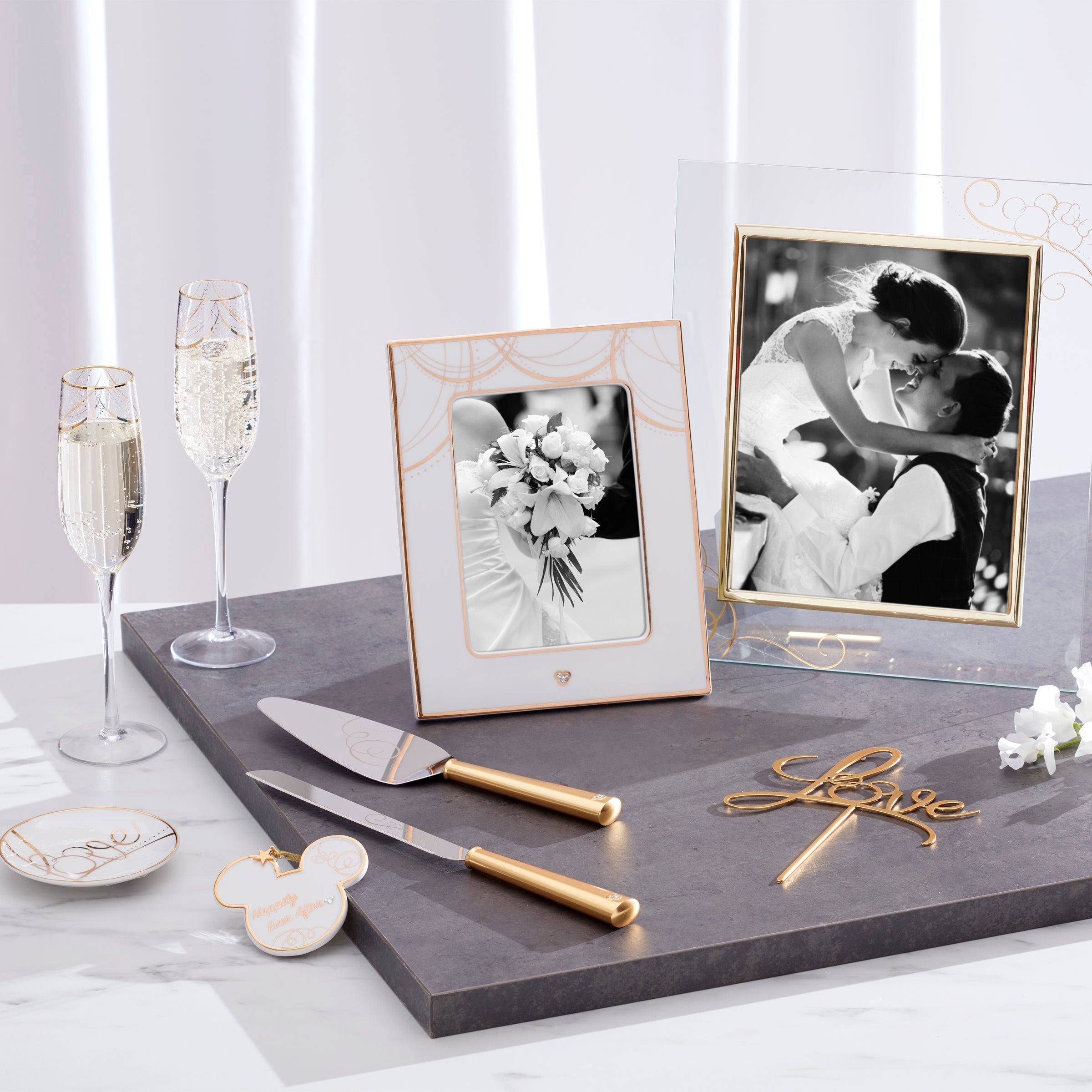Lenox Heritage Lenox Heritage Disney Bridal 8x10 Photo Frame - Image 2