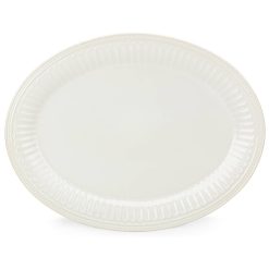 Alternative view of Lenox Heritage Lenox Heritage French Perle Groove White Platter