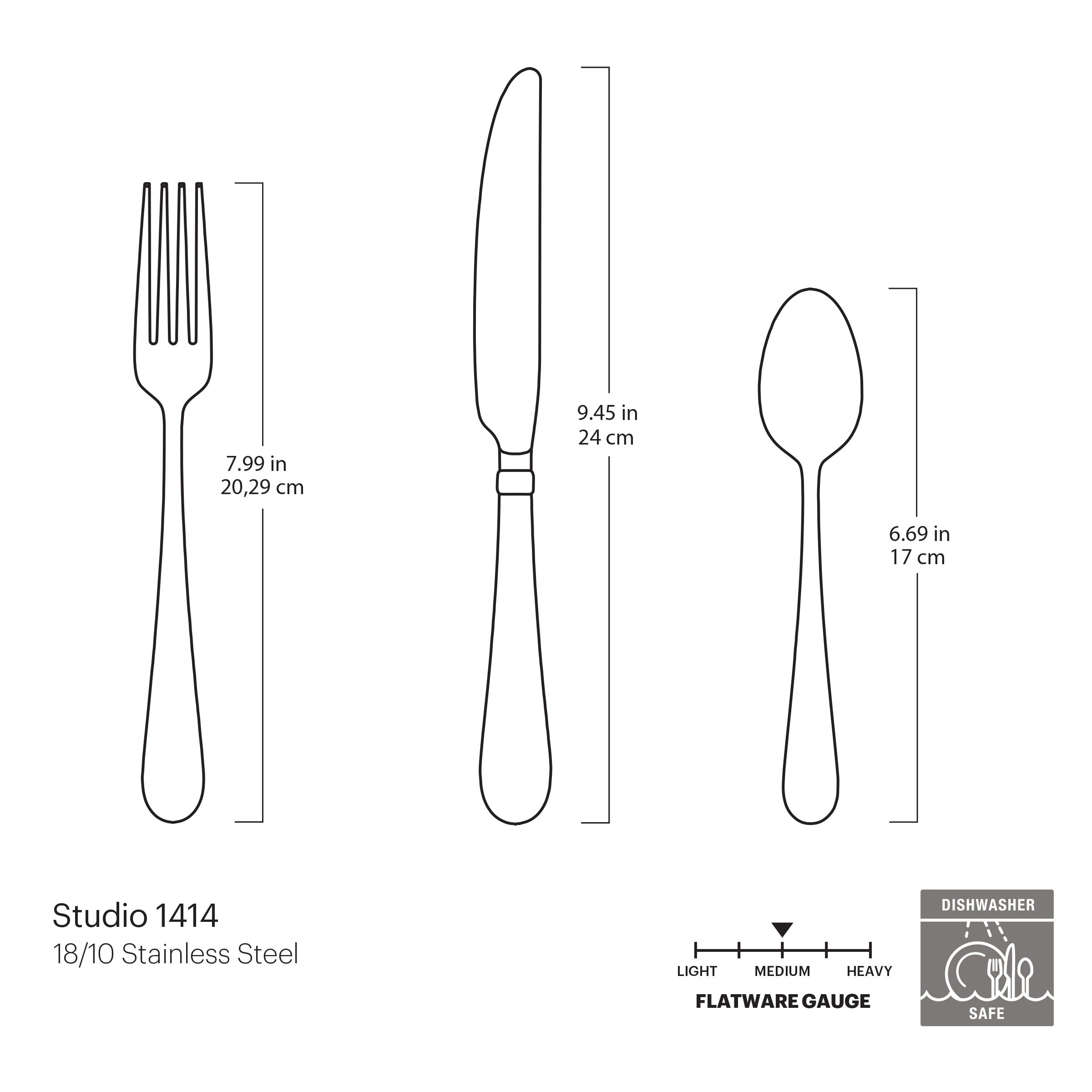 Lenox Heritage Lenox Heritage Studio 1414 24-Piece Flatware Set - Image 9